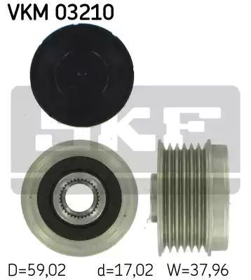 Koło pasowe alternatora Fiat SKF VKM03210