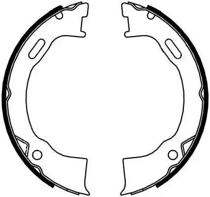 Szczęki hamulca ręcznego JEEP GRAND CHEROKEE 91-99 Textar 91071500