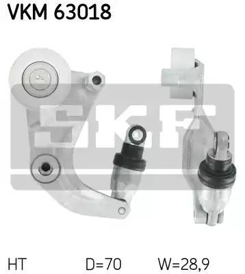 Napinacz paska wielorowkowego Honda CIVIC VII 1,6 1,8 SKF VKM63018