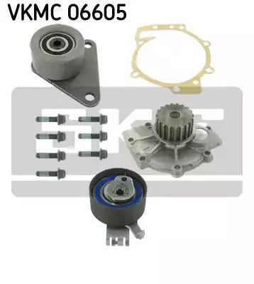 Zestaw rozrządu Volvo 2,0-2,5 S70 V70 97-00 Z POMPĄ WODY SKF VKMC06605