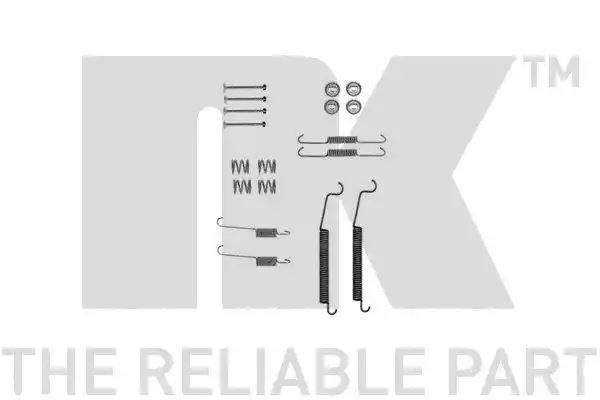 Sprężyny szczęk hamulcowych Peugeot Renault 98- NK Autoparts 7937830
