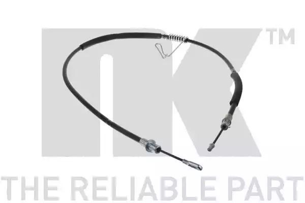 Linka hamulca ręcznego Ford TRANSIT 2,2-3,2 TDCI 06- LE tył 1532 1332 HAM. TARCZOWE NK Autoparts 9025191