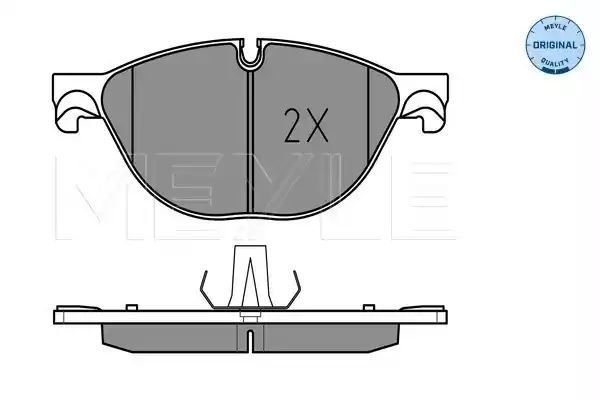 KLOCKI HAMULCOWE PRZÓD BMW F01 F02 F10 525-550 MEYLE 252504519