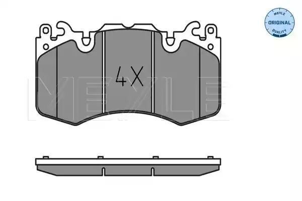 KLOCKI HAMULCOWE PRZÓD LAND ROVER RANGE ROVER 11- MEYLE 252465916
