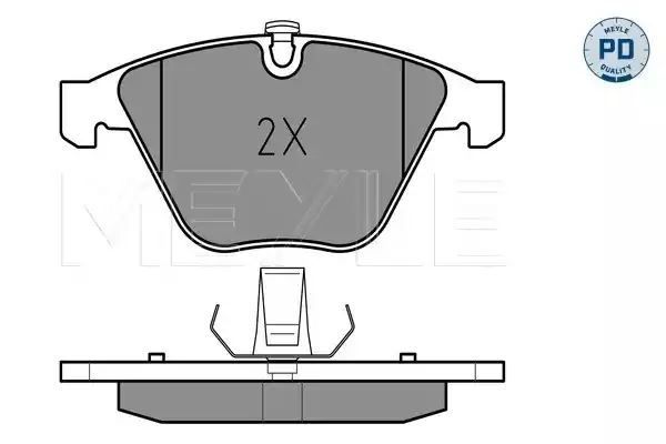 KLOCKI HAMULCOWE PRZÓD BMW E60 E61 520-525 03- AUT.SKRZYNIA MEYLE 0252334720/PD