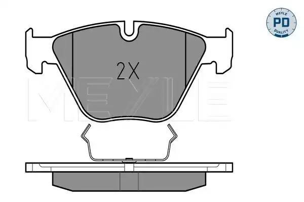 KLOCKI HAMULCOWE PRZÓD BMW E60 E61 520-525 03- AUT.SKRZYNIA MEYLE 0252334720/PD