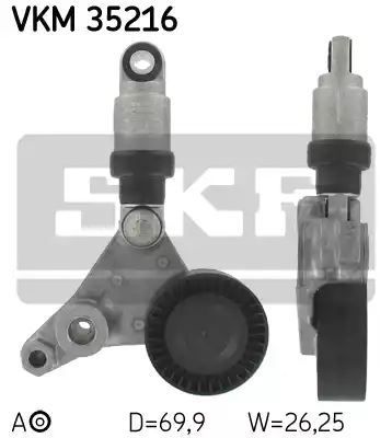 Napinacz paska wielorowkowego Opel 3,0 CDTI SKF VKM35216