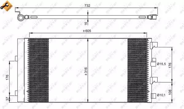 SKRAPLACZ Dacia DUSTER 10- NRF 35969