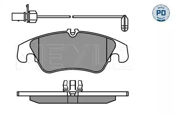 KLOCKI HAMULCOWE PRZÓD AUDI A4 A5 Q5 1,8-3,2 07- MEYLE 0252474319/PD