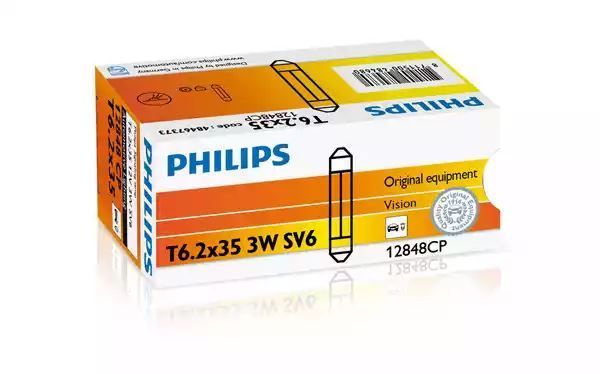 ŻARÓWKA RURKOWA 12V/3W 6,2X35MM Philips 12848CP
