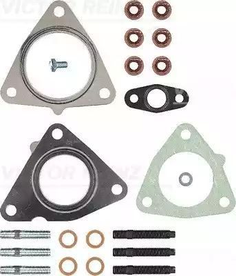 ZESTAW MONTAŻOWY TURBOSPRĘŻARKI RENAULT MASTER 3.0 DCI 160 05- Victor Reinz 41019301