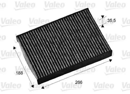 FILTR KABINY PROTECT CITROEN 508 10- Z AKTYWNYM WĘGLEM Valeo 715673