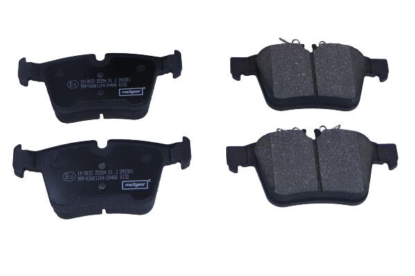 KLOCKI HAMULCOWE TYŁ MERCEDES W205 1,6-3,0 14- MaXgear 19-3033