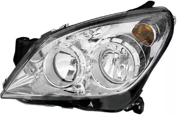 REFLEKTOR (H7/H1, Z SILNIKIEM, CHROM) OPEL ASTRA H 03.04- LE Hella 1EG270370611
