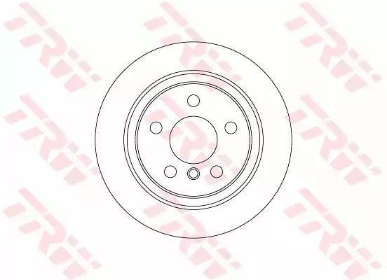 Tarcza hamulcowa tył BMW 2 X1 1,5-2,0 14- 280x10 5 OTWORÓW TRW DF6756