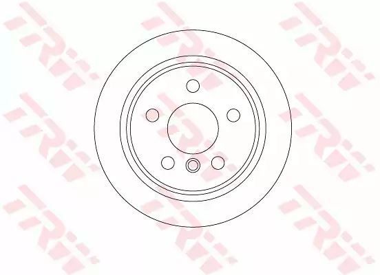 Tarcza hamulcowa tył MINI COOPER ONE 13- 259x10 TRW DF6795