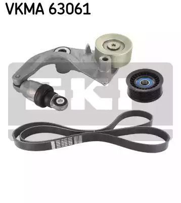 ZESTAW PASKA WIELOROWK. HONDA CIVIC/CR-V III SKF VKMA63061