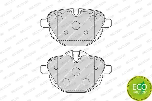 Klocki hamulcowe tył BMW F10 F11 520-530 10- F25 X3 10- Ferodo FDB4376
