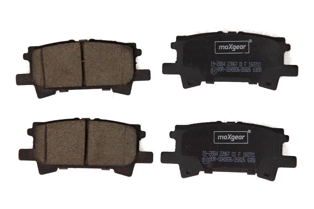KLOCKI HAMULCOWE TYŁ TOYOTA LEXUS RX300 03- MaXgear 19-2884