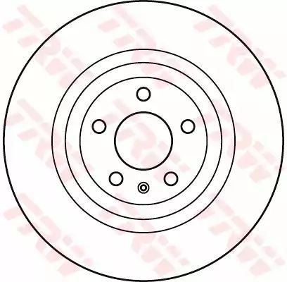 Tarcza hamulcowa tył A6 ALLROAD 06- TRW DF4893S