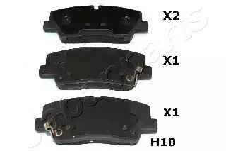 KLOCKI HAM. HYUNDAI T. H350 2,5 CRDI 15- Japan Parts PPH10AF