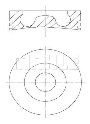 TŁOK FORD 2,2TDCI 86,50 +0,50 2/2/2 06- Mahle Original 160702