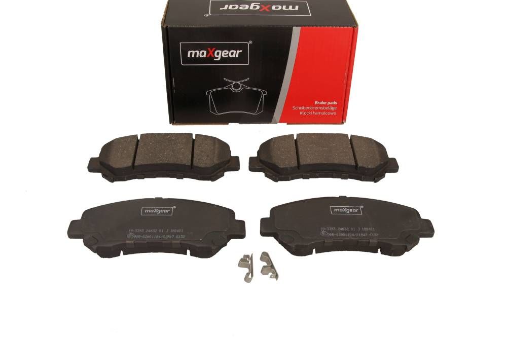 KLOCKI HAMULCOWE PRZÓD NISSAN QASHQAI X-TRAIL 1,5-2,0 DCI 07- MaXgear 19-3393