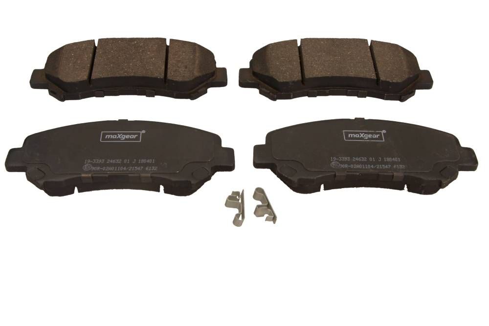 KLOCKI HAMULCOWE PRZÓD NISSAN QASHQAI X-TRAIL 1,5-2,0 DCI 07- MaXgear 19-3393