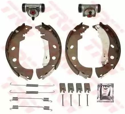 ZESTAW SZCZĘK HAM. FIAT T. MAREA/MULTIPLA/ PALIO 1,2-1,9 JTD 96-10 KPL. Z CYLINDERKAMI TRW BK1742