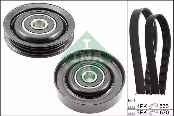 ZESTAW PASKA WIELOROWK. NISSAN MICRA/NOTE INA 529023010