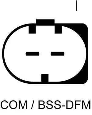 ALTERNATOR DB C KLASA 1,8 KOMPRESSOR 05- REGENEROWANY