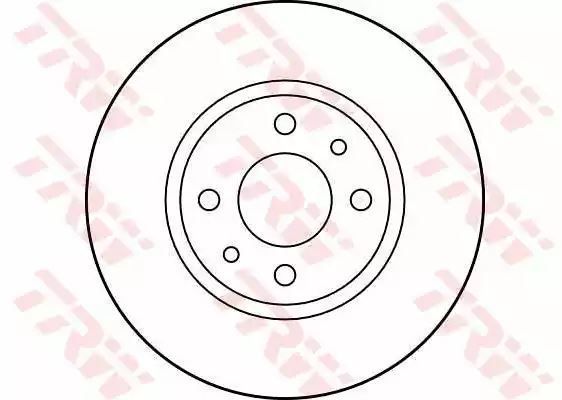 Tarcza hamulcowa przód Fiat TEMPRA TRW DF2686