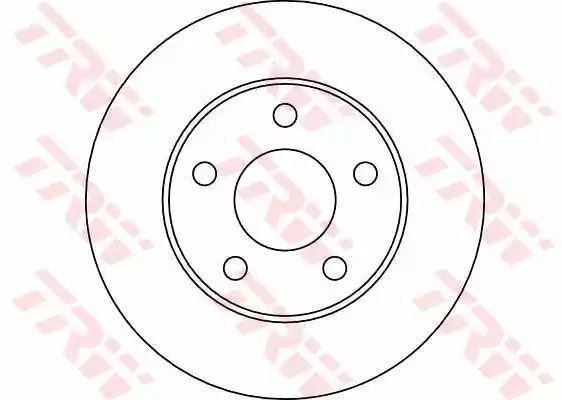 Tarcza hamulcowa przód Opel SINTRA TRW DF4041