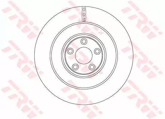 Tarcza hamulcowa tył Jaguar XF XJ XK 5,0 09-15 376x26 TRW DF6654S