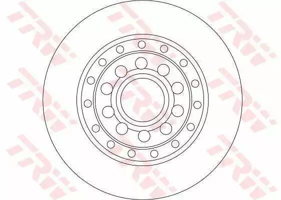 Tarcza hamulcowa tył A8 TRW DF4269
