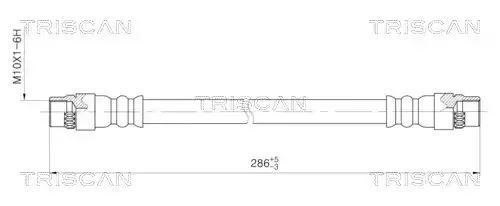PRZEWÓD HAM. ELAST. CITROEN T. BERLINGO/XSARA PICASSO 96- LE/PR Triscan 815028213