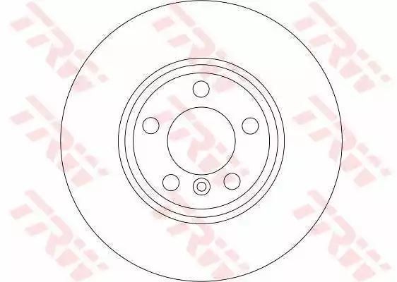 Tarcza hamulcowa przód BMW E60 E61 TRW DF4361