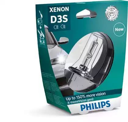 D3S X-TREMEVISION GEN2 +150% BARWA ŚWIATŁA 4800K TRZONEK PK32D-5 OPAKOWANIE BLISTER Philips 42403XV2S1