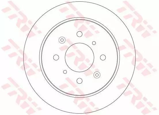 Tarcza hamulcowa tył Honda CITY 08- JAZZ 02- 08- 239MM WYS 47,6 TRW DF6378