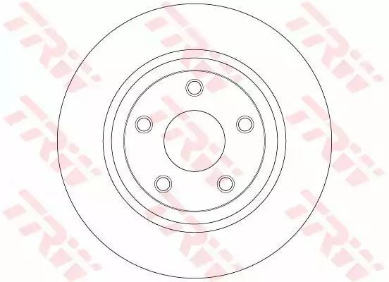 Tarcza hamulcowa tył Jeep GRAND CHEROKEE 10- TRW DF6492