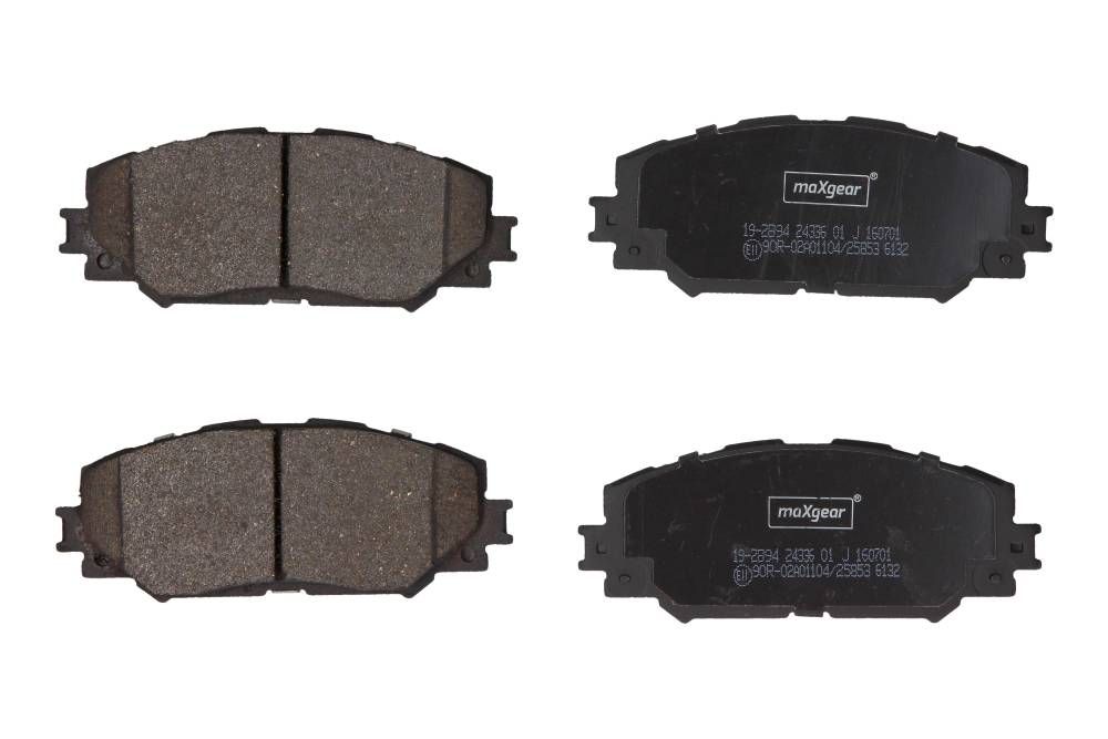 KLOCKI HAMULCOWE PRZÓD TOYOTA AURIS 06- JAPONIA MaXgear 19-2894