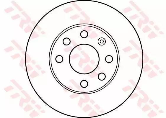 Tarcza hamulcowa przód Opel ASTRA TRW DF1609