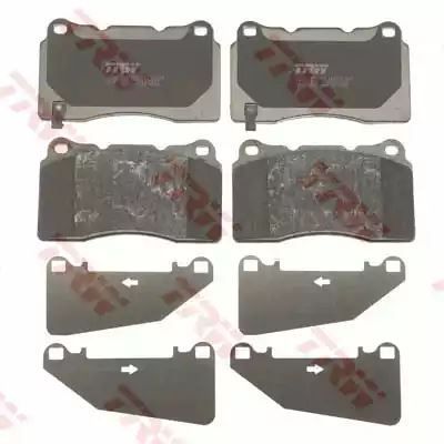 Klocki hamulcowe przód Opel ASTRA INSIGNIA 1,6-2,8 08- z czujnikiem 131,8x77,3x14,8 BREMBO TRW GDB3349