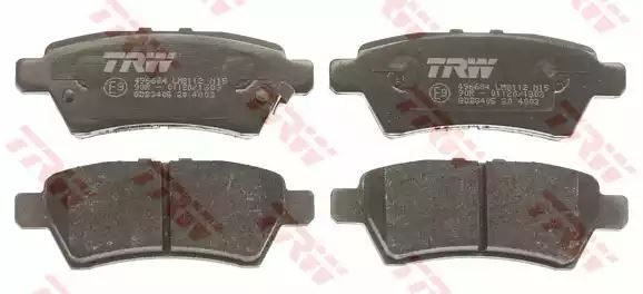 Klocki hamulcowe tył Nissan PATHFINDER 05- NAVARA 05- TRW GDB3405