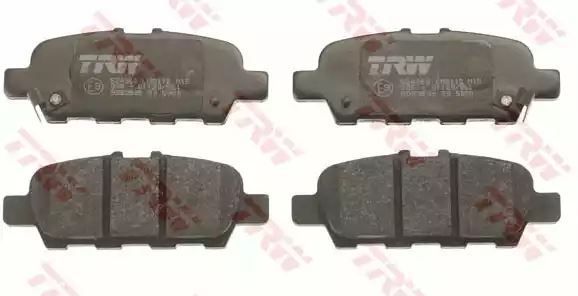 Klocki hamulcowe tył Nissan QASHQAI TRW GDB3508