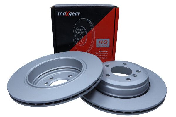 TARCZA HAMULCOWA TYŁ BMW E60 E61 Z POWŁOKĄ ANTYKOROZYJNĄ MaXgear 19-1311MAX