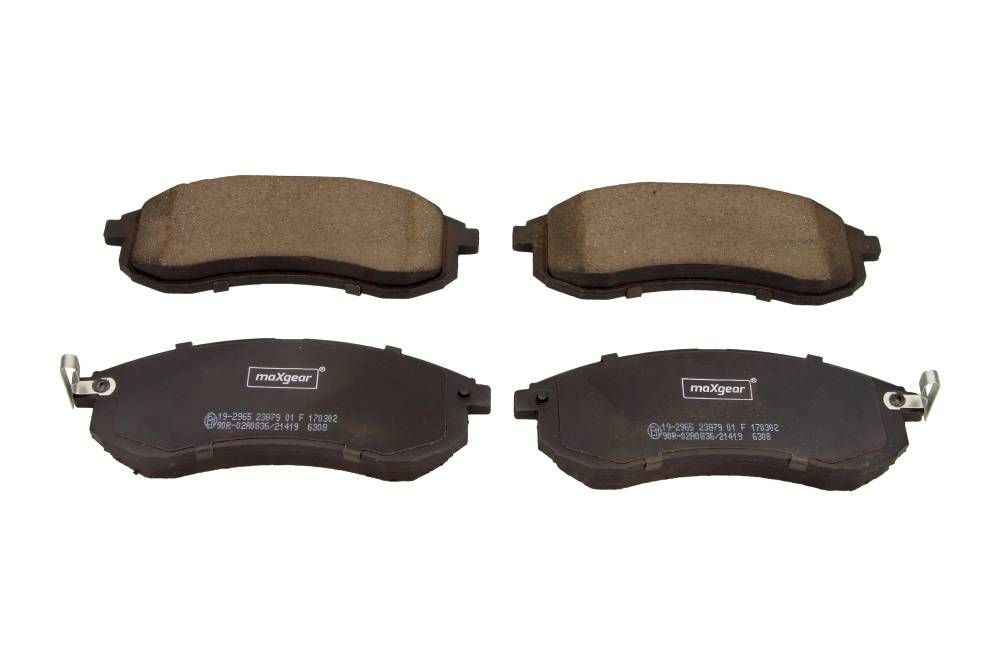 KLOCKI HAMULCOWE PRZÓD MITSUBISHI L200 96-07 MaXgear 19-2965