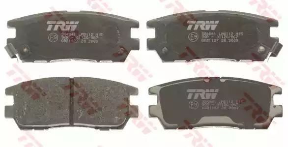 Klocki hamulcowe tył Mitsubishi PAJERO TRW GDB1127