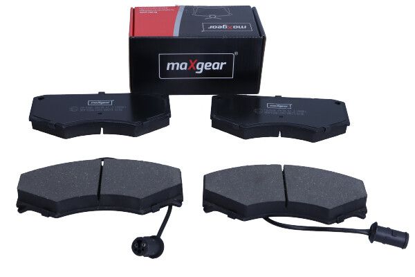 KLOCKI HAMULCOWE PRZÓD FIAT IVECO MaXgear 19-3166