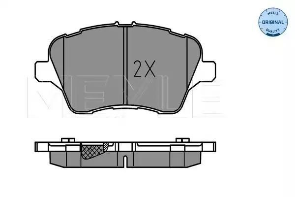 KLOCKI HAMULCOWE PRZÓD FORD B-MAX FIESTA TRANSIT 1,0-1,6 12- MEYLE 252513417